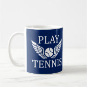 Tennis spielen kaffeetasse (Links)