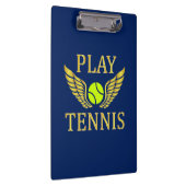 Tennis spielen klemmbrett (Rechts)
