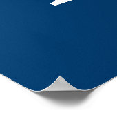 Tennis spielen poster (Ecke)