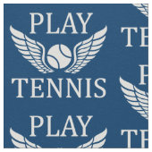 Tennis spielen stoff (Nahaufnahme)
