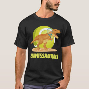 Tennis spielen Trex Funny Dino Sport T-Shirt