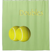 Tennis Sport Design Duschvorhang (Vorderseite)