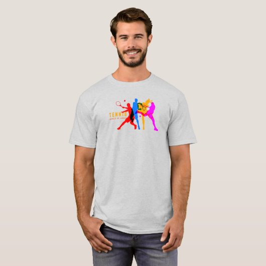 Tennis Sport | Erwachsener T - Shirt (Vorne ganz)