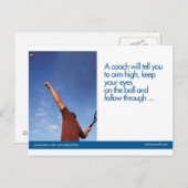 Tennis Sport Postkarte (Vorne/Hinten)