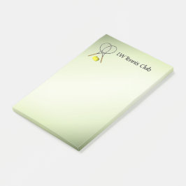 Tennis Sport Thema Personalisiert Post-it Klebezettel