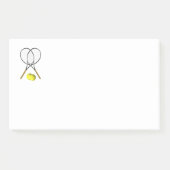 Tennis Sport Thema Post-it Klebezettel (Vorderseite)