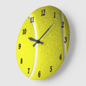 Tennis Sport Wall Clock mit schwarzen Zahlen Große Wanduhr (Winkel)