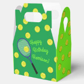 Tennis Sports Geburtstagsparty Geschenkschachtel (Geöffnet)