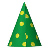 Tennis Sports Geburtstagsparty Partyhütchen (Rückseite)