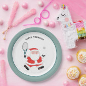Tennis Sports Weihnachts-Party Pappteller (Party)