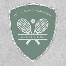 Tennis-Sportteam des Country Clubs Sage Green Name