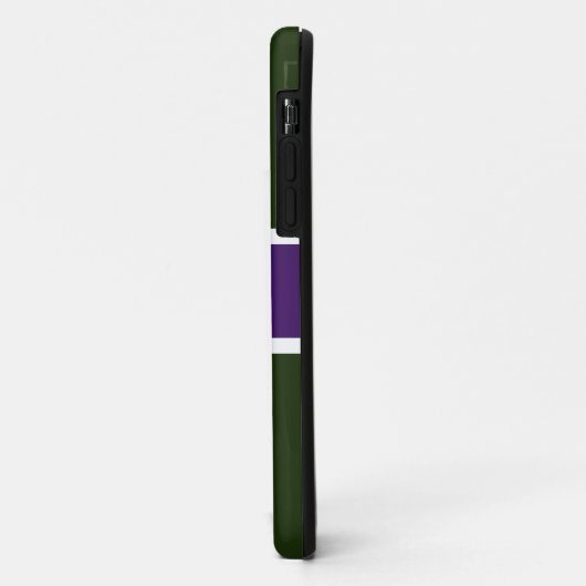 TENNIS Sporty Lila Forest Green Streifen Case-Mate iPhone Hülle (Hinten/Links)