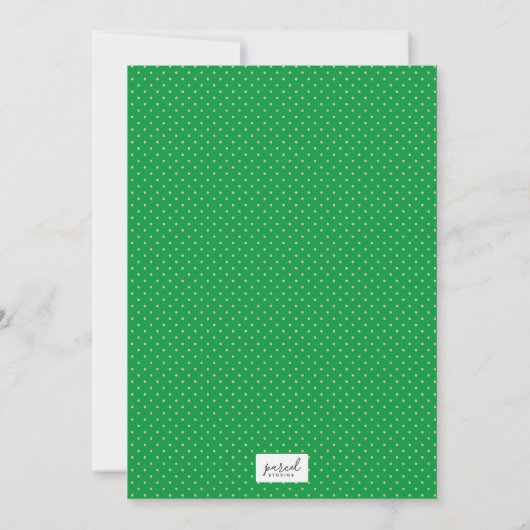 Tennis Star Chic Gold und grüne Party Einladung (Rückseite)