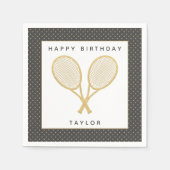 Tennis Star Serviette (Vorderseite)