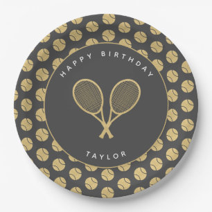 Tennis Star - Tennisball Pappteller