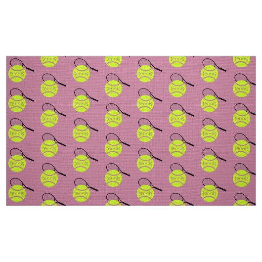 Tennis Stoff (Fat Quarter (45,7 x 55,9 cm))