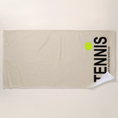 Tennis Strandtuch (Vorderseite)