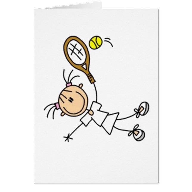 Tennis-Strichmännchen (Vorne)