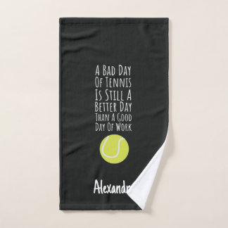 Tennis Sweat Towel Funny Custom Personalised Sport Handtuch