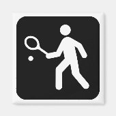 Tennis Symbol Magnet (Vorne)
