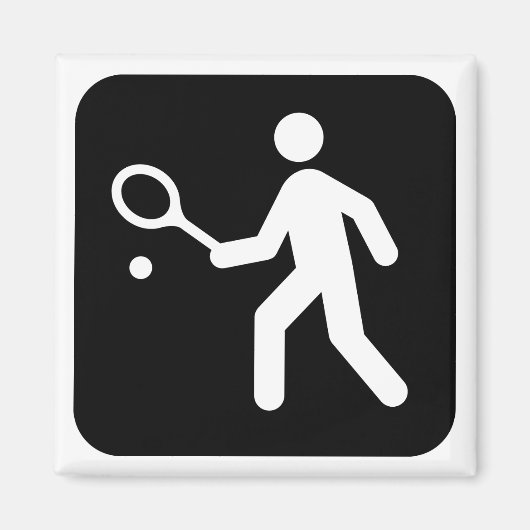 Tennis Symbol Magnet (Vorne)