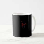 Tennis T Labrador Holch Tennis Racket Black Lab Kaffeetasse (VorderseiteRechts)