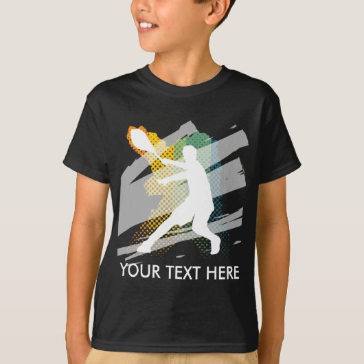 Tennis T Shirt Geschenk für Tennisspieler (Vorderseite)