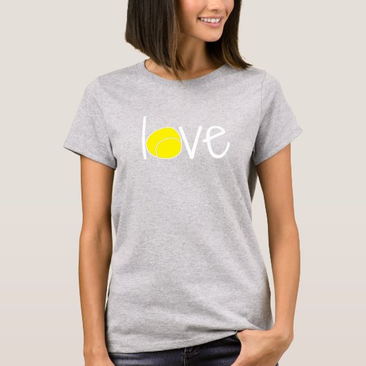 Tennis-T - Shirt "Liebe" (Vorderseite)