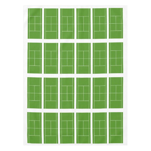 Tennis Tablecloth Tischdecke (Vorderseite)