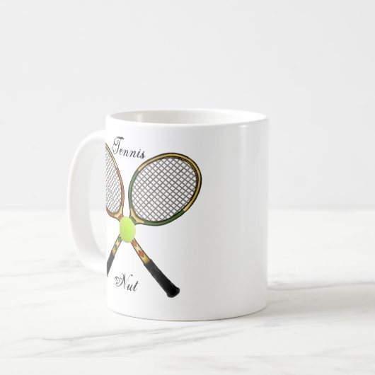Tennis-Tasse Kaffeetasse (Vorderseite Links)