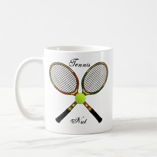 Tennis-Tasse Kaffeetasse (Links)