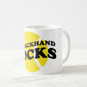 Tennis-Tasse mit lustigem Slogan-Sprichwort Kaffeetasse (VorderseiteRechts)