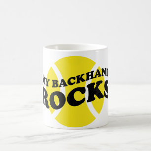 Tennis-Tasse mit lustigem Slogan-Sprichwort Kaffeetasse