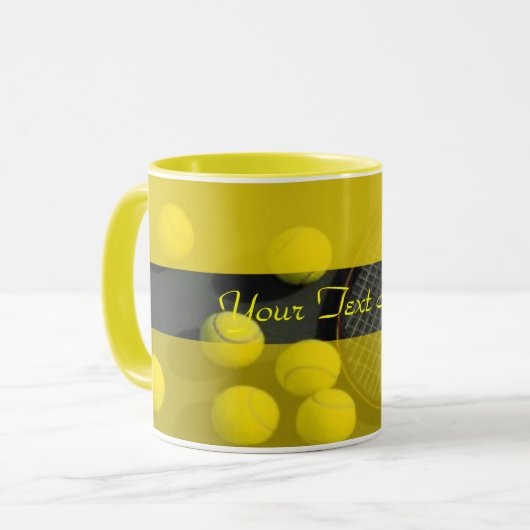 Tennis-Tasse Tasse (Vorderseite Links)