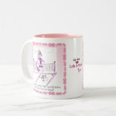 Tennis-Tasse Zweifarbige Tasse (Vorderseite Links)