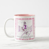 Tennis-Tasse Zweifarbige Tasse (Links)