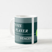 Tennis-Tassen Kaffeetasse (Vorderseite Links)