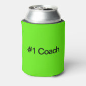 Tennis Team Coach Green Can Cooler Dosenkühler (Kanne Rückseite)