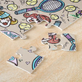 Tennis-Team Gallonen Puzzle (Seite)