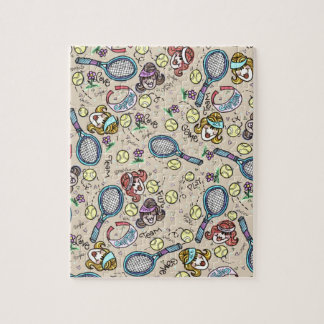 Tennis-Team Gallonen Puzzle