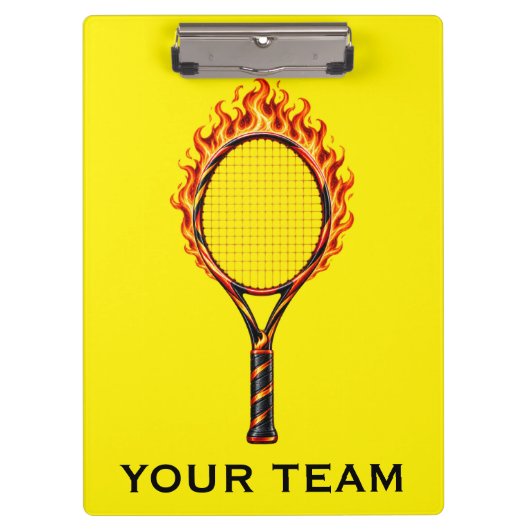 Tennis Team Klemmbrett (Vorderseite)