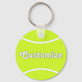 Tennis Team or Player Name Personalized Schlüsselanhänger