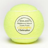 Tennis Team Spieler Champs Elysées Penn Tennis Bal Tennisbälle (Vorderseite)