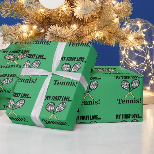 Tennis Tennis Player Geschenkpapier (Feiertage)