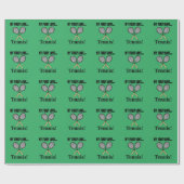 Tennis Tennis Player Geschenkpapier (Flach)