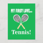 Tennis Tennis Player Postkarte (Vorderseite)