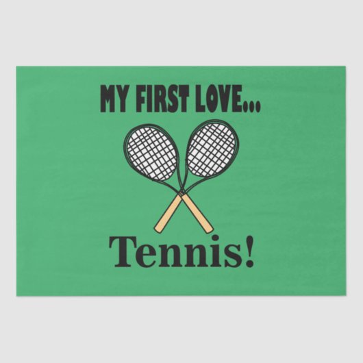 Tennis Tennis Player Seidenpapier (Vorderseite)