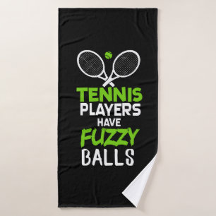 Tennis-Tennis-Spieler-Geschenk Badehandtuch