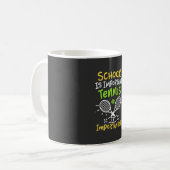 Tennis-Tennis-Spieler-Geschenk Kaffeetasse (Vorderseite Links)
