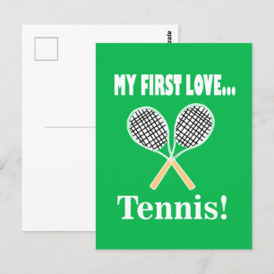 Tennis Tennisspieler Postkarte